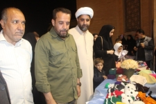 برپایی غرفه‌های صنایع دستی بسیجیان در سرپل ذهاب به مناسبت هفته بسیج سازندگی 