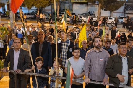 موج هفتاد و هفتم غیرت و بصیرت در شب شهادت امام جواد(ع) در سرپلذهاب