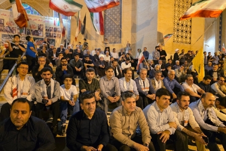 خروش شبانه سرپلذهاب در حمایت از ولایت و ایران