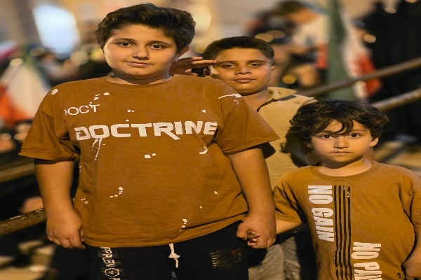 موج نود و پنجم کودکان و نوجوانان سرپل‌ذهاب در شب اکمال دین