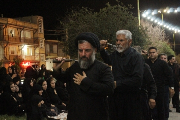 طنین نوای «یا حسین(ع)» در هیئت عزاداری سپهسالار بلوار بازی‌دراز
