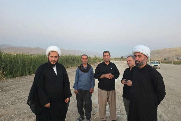 بازدید امام جمعه سرپل‌ذهاب از محل استقرار مواکب اربعین