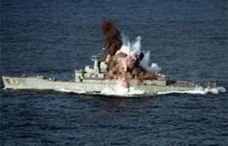 ارتش یمن کشتی جنگی مصری را منهدم کرد