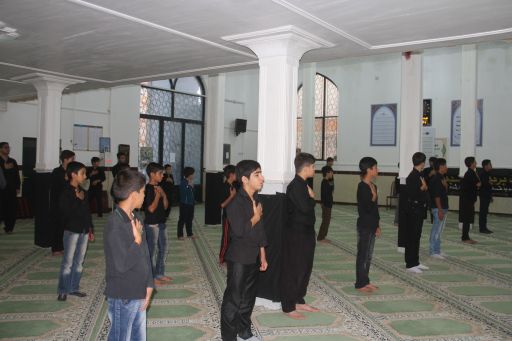 عرض ارادت جوانان به ساحت امیرالمومنین(ع)/مراسم عزاداری هیئت بیت الشهدای شهرستان برگزارشد