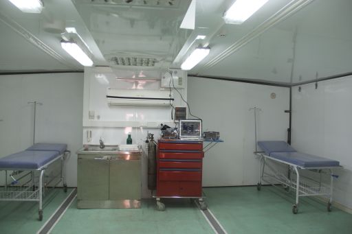 بیمارستان صحرایی در شهرستان سرپل ذهاب افتتاح شد