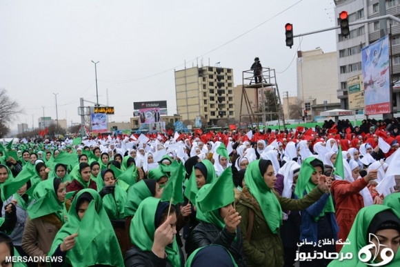مراسم سی و هفتمین سالگرد انقلاب در شهر کرمانشاه