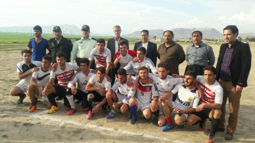 قهرمانی تیم فوتبال روستای الیاسی / تیم روستای تپانی برسکوی دوم ایستاد