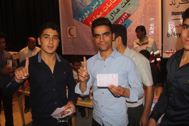 برگزاری چهارمین دوره انتخابات مجمع هلال احمر در شهرستان