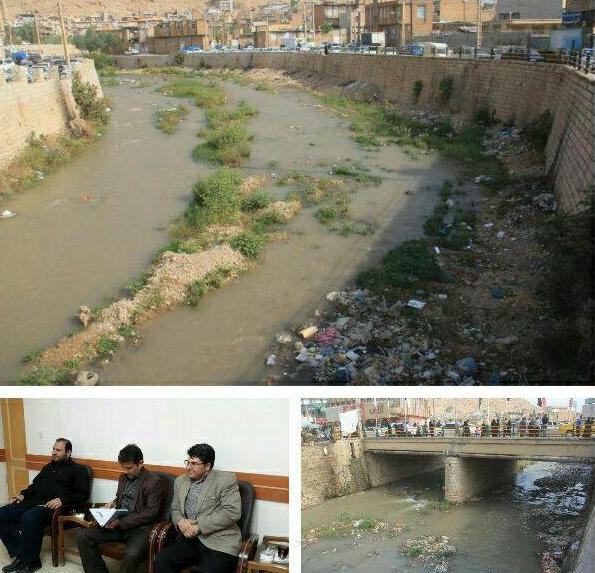 آلوده شدن رودخانه مرکزی شهر با طعم فاضلاب / وقتی یک فرصت گردشگری به مکانی برای دفن زباله ها تبدیل می شود