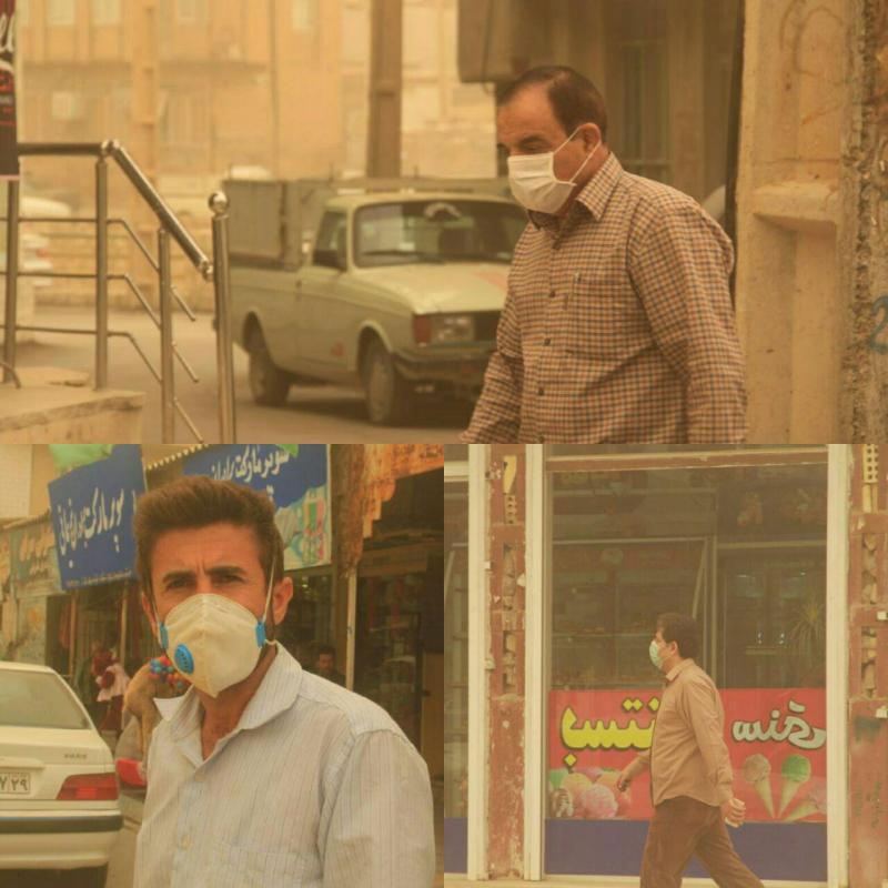  به شماره افتادن نفس های مردم در حصارگردوخاک / مهمان ناخوانده ای که راه تنفس شهر را بند آورده است