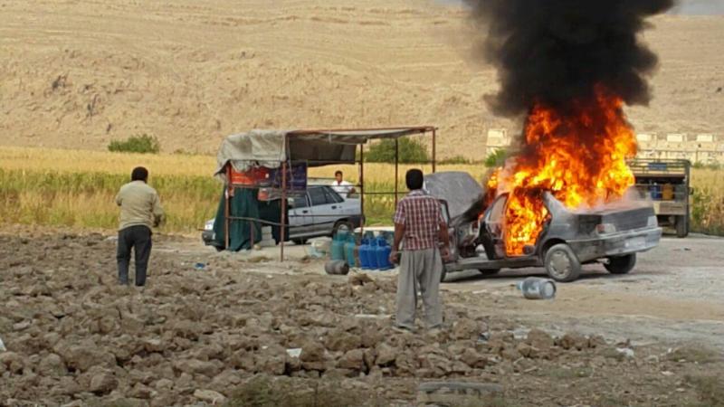 نگرانی شهروندان از آتش گرفتن خودروها در شهرستان / چرا مسئولین مانع کاسبی گاز خانگی برای خودروها نمی شوند؟