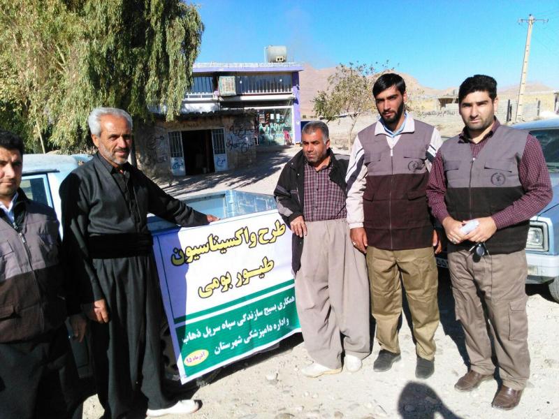 آغاز طرح ملی واکسیناسیون طیور روستایی درشهرستان