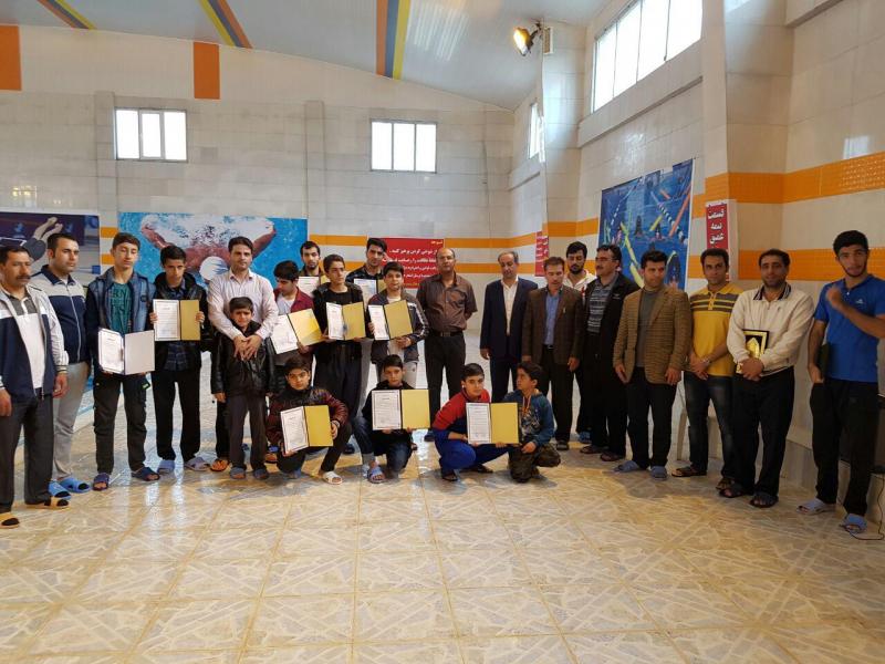   برگزاری اولین دوره رقابتهای شنا در شهرستان