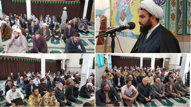 گزارش تصویری از آئین عبادی سیاسی نماز جمعه سرپلذهاب