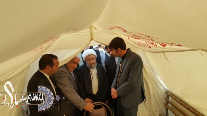  حضور بی واسطه رئیس دستگاه قضا میان زلزله زدگان سرپل ذهاب