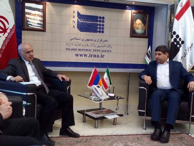 مدیرعامل ایرنا بر نقش خبرگزاری های ایران و ارمنستان در توسعه روابط دوکشورتاکید کرد