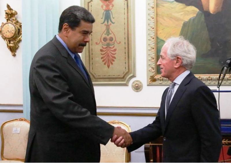 رئیس جمهوری ونزوئلا با یک مقام ارشد آمریکایی دیدار کرد