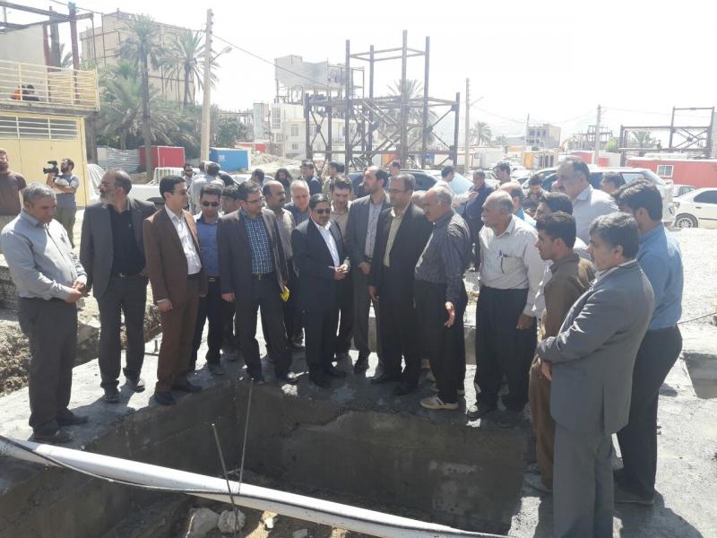 بازدید رییس بنیاد مسکن انقلاب اسلامی کشور از روند ساخت و ساز درشهرستان زلزله زده سرپل ذهاب