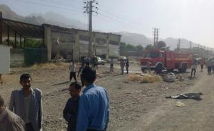 انفجار در کارگاه سیلندر پرکنی در کرمانشاه حادثه آفرید
