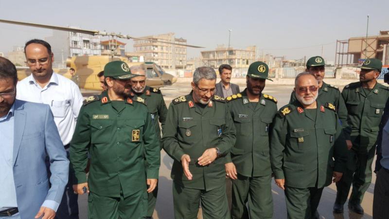 رئیس سازمان بسیج مستضعفین وارد شهرستان زلزله زده سرپل ذهاب شد