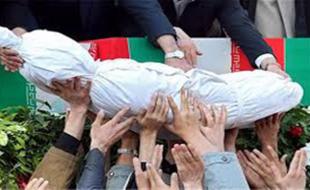 پیکر شهید عباس ملک شاهی تشییع و به خاک سپرده می شود