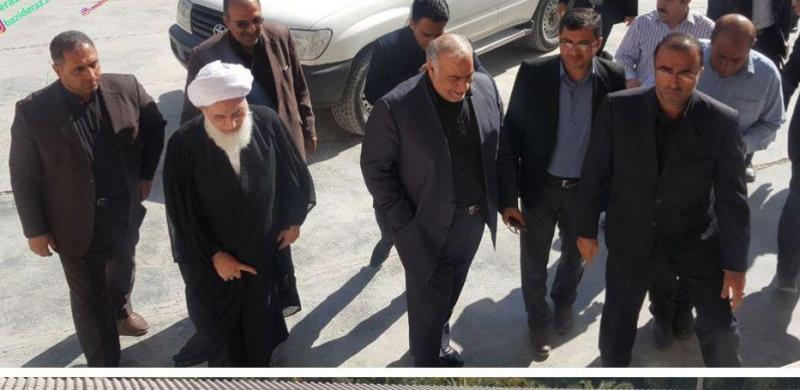 آیت الله علما امام جمعه کرمانشاه واردشهرستان زلزله زده سرپل ذهاب شد