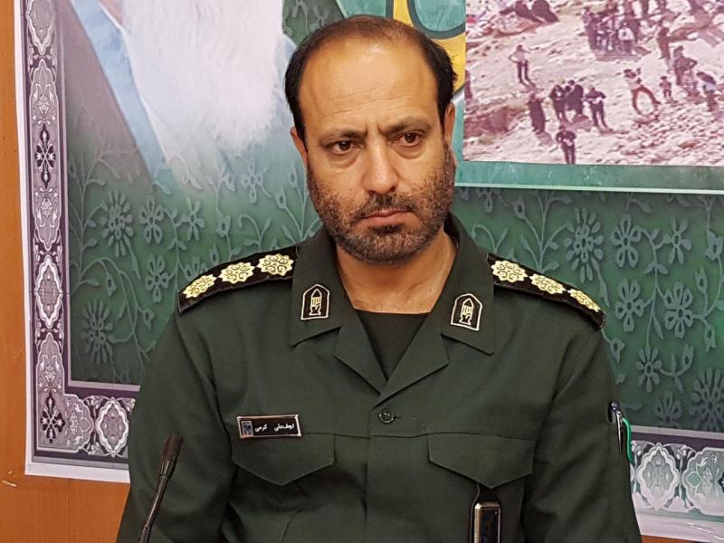 حضور نیروهای بسیجی سرپل ذهاب درتجمع «اقتدار عاشورایی» در کرمانشاه
