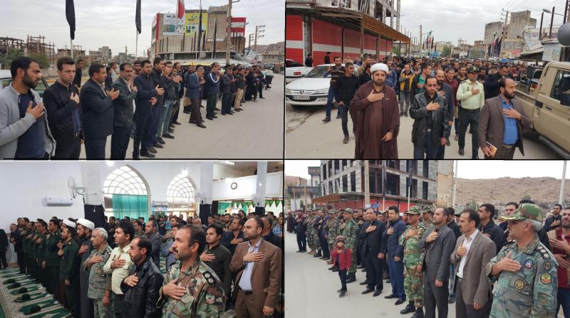 برگزاری مراسم عزاداری رحلت پیامبر (ص) و شهادت امام حسن مجتبی (ع) در سرپل ذهاب