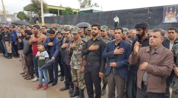 آیین عزاداری سالروز شهادت امام رضا (ع) در سرپلذهاب برگزار شد