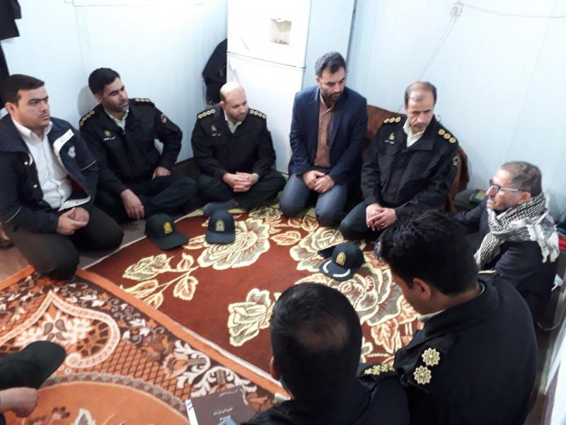دیدار با خانواده های جانبازان و آزادگان سرافرازنیروی انتظامی شهرستان