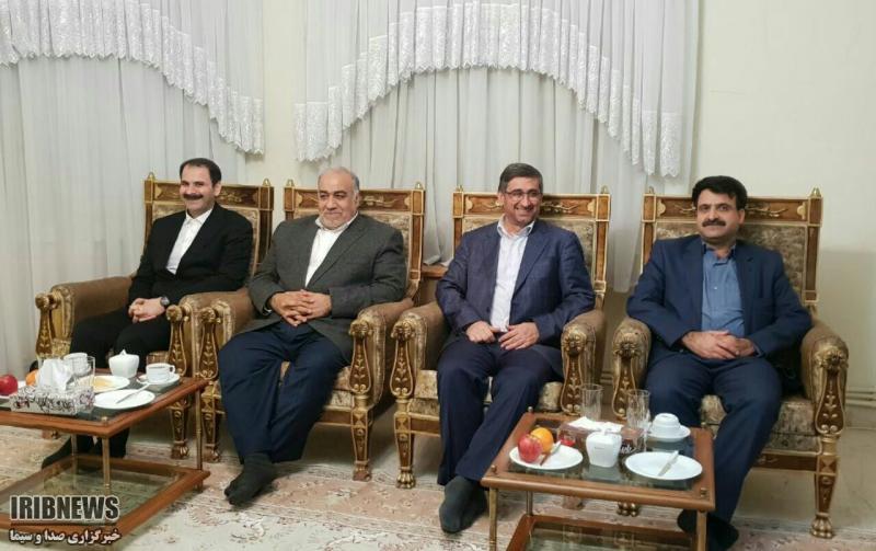 سفراستاندار کرمانشاه و استاندار همدان به سرپلذهاب برای افتتاح واحدهای مسکونی بازسازی شده بنیاد مسکن همدان مستقر در سرپلذهاب 