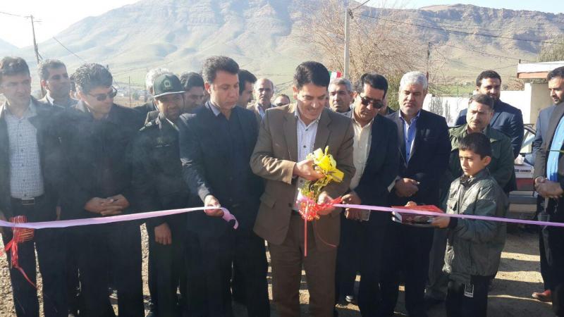 بهره برداری ازطرح جدول گذاری و بازسازی معابر روستای چالگه در سرپل ذهاب