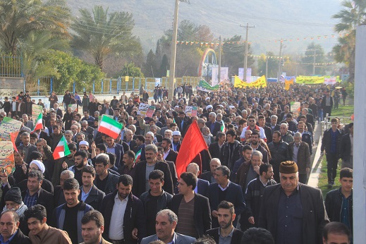 راهپیمایی باشکوه مردم سرپل ذهاب در سالروز پیروزی انقلاب اسلامی
