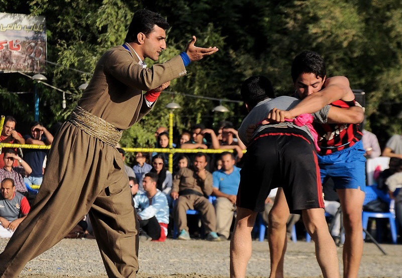 جشنواره بازی های بومی و محلی در کرمانشاه برگزار شد