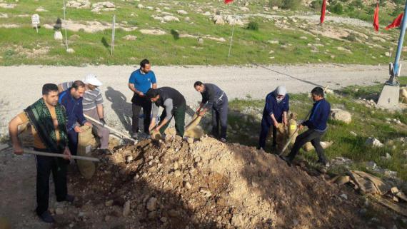 آمادگی وآذین بندی شهرستان درآستانه مراسم سالروزعملیات غرورآفرین بازی دراز