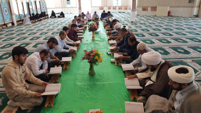 برگزاری مراسم جزءخوانی قرآن کریم درشهرستان سرپل زهاب 