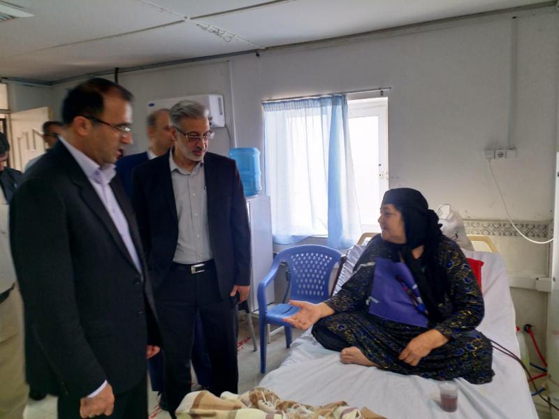اهدای دودستگاه دیالیز توسط تامین اجتماعی استان به بیمارستان شهدای شهرستان