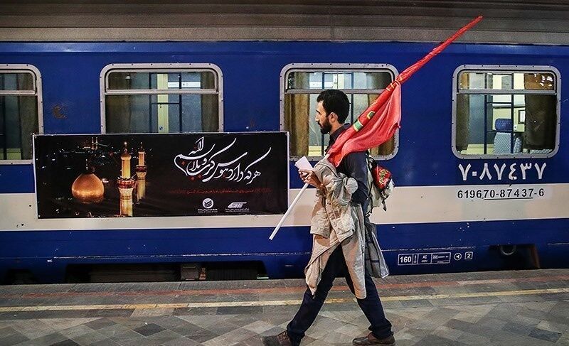 قطارهای ویژه اربعین از ۱۶ مهر وارد کرمانشاه می‌شوند