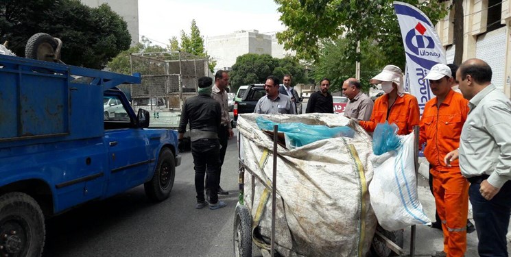 طرح ضربتی جمع‌آوری زباله‌گردها در کرمانشاه