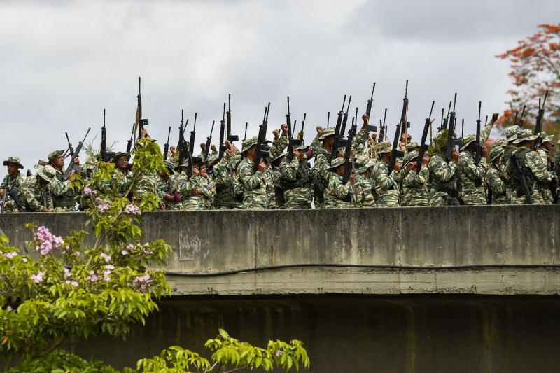 آغاز رزمایش سراسری در ونزوئلا علیه «تهاجم تروریستی» آمریکا