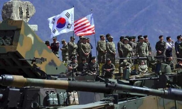 تصمیم آمریکا و کره‌جنوبی برای تعلیق تمرین‌های نظامی مشترک به دلیل "کروناویروس"