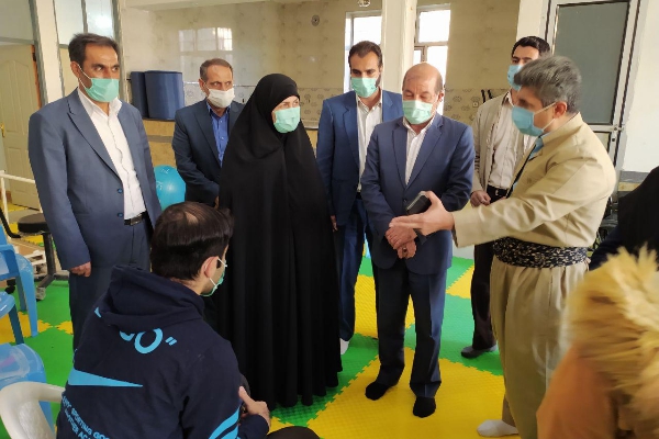 بازدید مدیر کل بهزیستی استان کرمانشاه از مرکز توانبخشی شهرستان سرپلذهاب