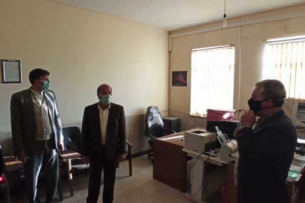 بازدید سرزده فرماندار از ادارات شهرستان سرپل ذهاب