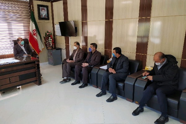 دیدار مدیرکل تامین اجتماعی استان کرمانشاه با فرماندار شهرستان