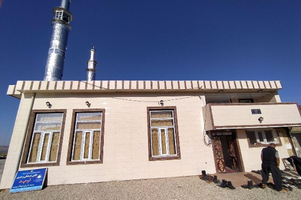 مسجد حضرت علی ابن ابی طالب(ع)روستای الیاسی خلیفه حسین واقع در دشت ذهاب  افتتاح شد