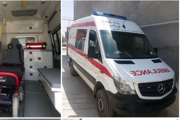 تحویل یک دستگاه آمبولانس پیشرفته به اورژانس شهرستان سرپلذهاب