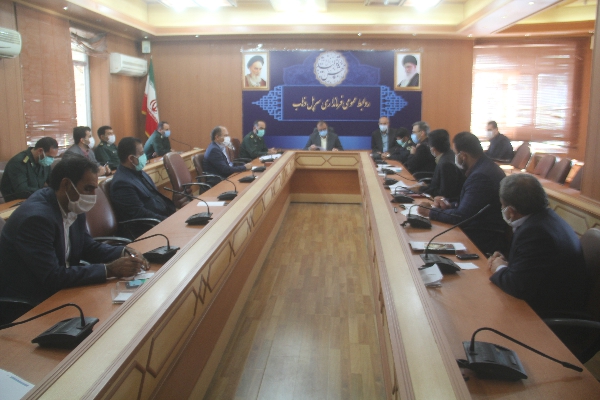 جلسه هماهنگی اجرای طرح قرارگاه شهید سلیمانی برای کمک به مهار بیماری کرونا در شهرستان سرپل ذهاب برگزار شد