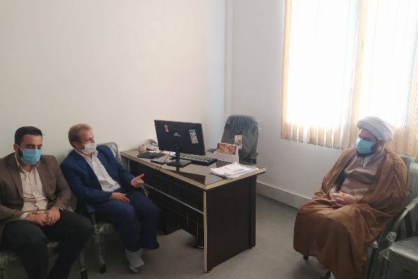 دیدار رئیس اداره تعزیرات حکمتی با امام جمعه شهرستان