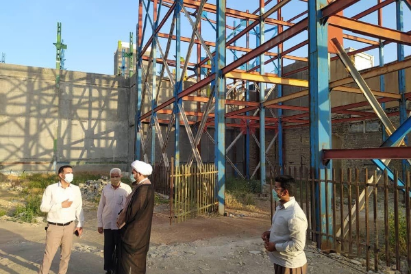 بازدید امام جمعه سرپل‌ذهاب از پروژه بازسازی و ساخت مسجد صاحب الزمان(عج) شهرستان