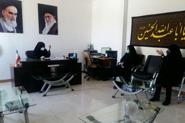 جلسه هماهنگی برنامه های هفته دفاع مقدس در حوزه بسیج جامع زنان ناحیه سرپلذهاب